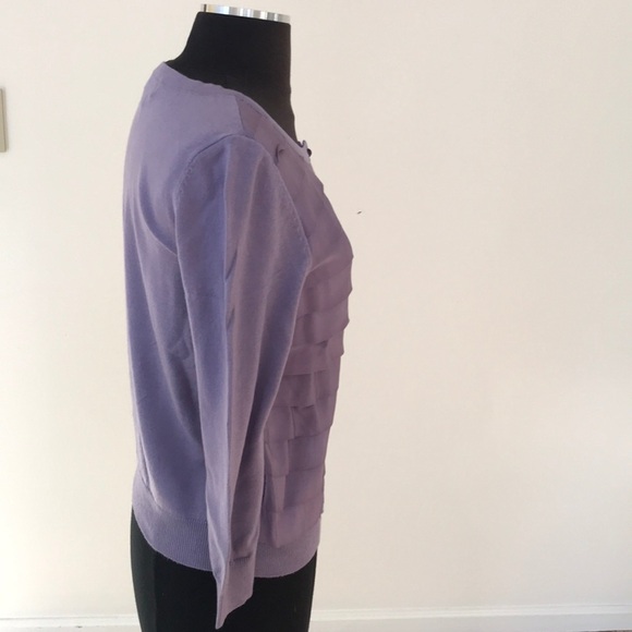 NWT! MICHAEL MICHAEL KORS Lavender Size S Cardigan - Picture 4 of 5